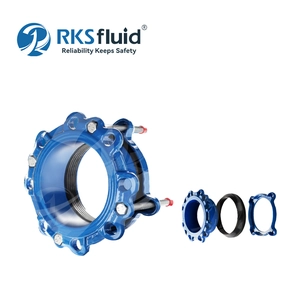 BS en Flangiad Tips Rat di ferro duttile DN400 Adattatore flangia PN10 PN16 per acqua