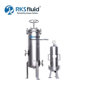 중국 제조업체 여과 장비 SS304 SS316L 스테인리스 스틸 0.1 미크론 위생 카트리지 필터 하우징