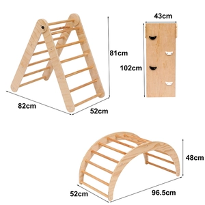 Bộ Leo Núi Thiết Bị Huấn Luyện Cảm Giác Nhà Trẻ Em Indooraword Khung Gấp Trượt Tam Giác Jumpsuit Đá Khung