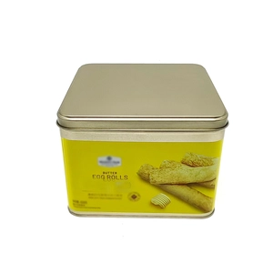 Butter Egg Roll Tin Box