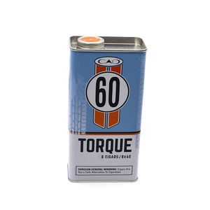 Oiler shape cigar tin box
