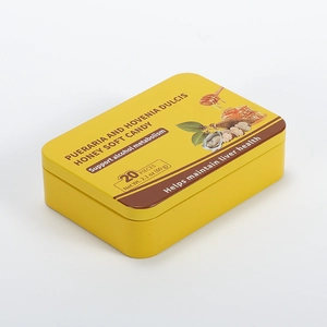 Petit emballage rectangulaire en boîte de bonbons