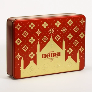 Emballage de boîte de bonbons rectangulaire personnalisé