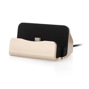 Dock de carga USB Type-C con soporte de teléfono de escritorio-Fabricante de base de carga móvil OEM | Compatible con Android y Leeco