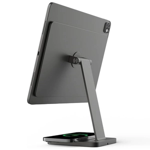 360 ° rotierbarer Tablettenständer mit 15W magnetischer drahtloser Ladung - Fabriklieferant