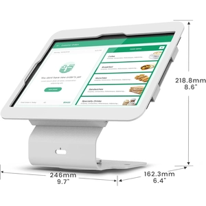 Kiosk POS Tablet-Ständer für iPad 10. Generation 10,9 Zoll und 11 Zoll | Um 360° drehbarer iPad-Ständer für den Einzelhandel