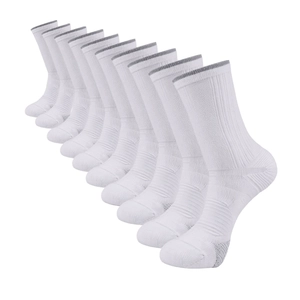 Sportsokken met hoge intensiteit en hoge intensiteit voor heren, versterkte compressie van de voetboog, gedempt, antislip en slijtvast