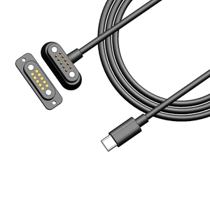 USB Type C naar 10-pins magnetische pogo-pinkabel