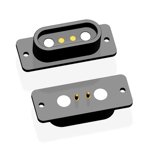 2-pins magnetische pogo-pinconnector