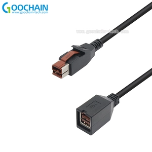 Cable de extensión 24V PowRredeRSB Negro 6 pies