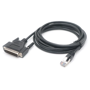 مخصص DB25 ذكر إلى كابل وحدة التحكم مودم RJ50 10P10C ذكر