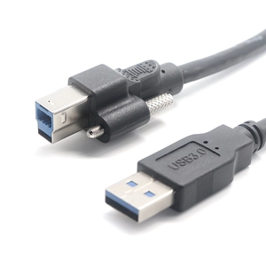 Cavo per stampante USB 3.0 A maschio standard a doppia vite USB B maschio