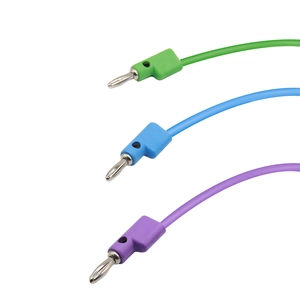 Stacking Banana Plug Patch Cord Neat and Organized Audio Equipment Wiring