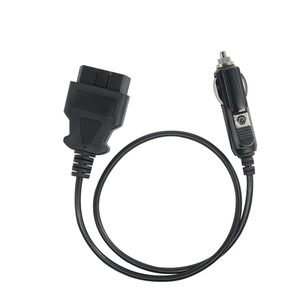 Auto OBD2 16Pin Voertuig met Sigarettenaansteker naar OBD Mannelijke Connector Kabel Adapter
