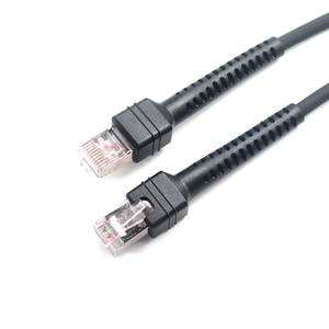 كابل RJ50 10P10C ذكر إلى ذكر معياري كريستال التوصيل التصحيح مع موصلات التدريع