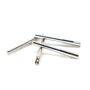用于物理治疗电缆的 2.0mm 铜镀镍电极探针针