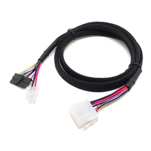 カスタマイズされた 5557 4.2 ミリメートル 2x5pin MX3.0 8PIN 4.2MM 2PIN スプリッタ Y 配線ハーネスケーブルブラケット付き