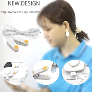 Électrodes transcutanées de pince d'oreille de nerf vague de dizaines de stimulation de Tvns