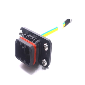 Com Wurth Auto 3pin Connector Plug to M8 Ring Terminal Wire Harness e Cable Assembly para New Energy Car Electronic