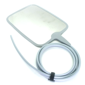 Cable de placa neutra de conexión a tierra para paciente, retorno de placa negativa ESU de acero inoxidable reutilizable para cirugía