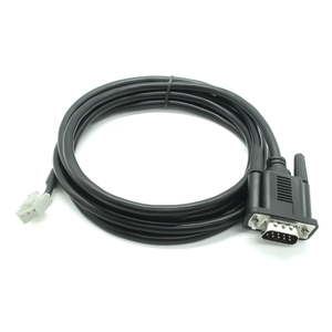 カスタム RS232 DB9 オスコネクタ VH3.96-4 PIN DIN ハウジングワイヤーハーネスケーブル