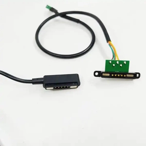 5-pins magnetische pogo-pin lader connectorkabel met 3A zekering voedingskabel