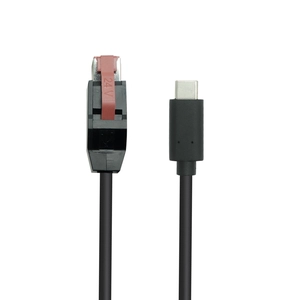 USB-Typ-C-Mann bis 24 V Poweredusb männliches Kabel | Hochspannungsversorgungskabel für POS- und Industriegeräte