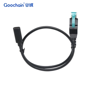USB -Typ C Weiblich bis 12 V betrieben USB -Kabel für POS -Systeme | Dongguan Hersteller | ISO 13485 & ISO 9001 zertifiziert