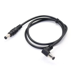 DC 5,5x2,5 mm Straight Männchen bis 5,5x2,5 mm rechtwinkel männliches Netzkabel - benutzerdefinierter Hersteller | ISO13485 & ISO9001 zertifiziert