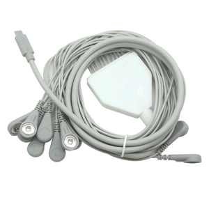 USB Tip-C Erkek-4.0mm Elektrot Snap Kadın Kablosu-TENS/EMS/EKG CİHAZLARI İÇİN 1 ila 10 ayırıcı | OEM Üreticisi | ISO 13485 & ISO 9001 Sertifikalı