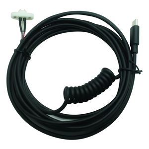 USB Type-C Male to 2P Pogo Pin Spring Cable | Custom Coiled Pogo Pin Cable Manufacturer