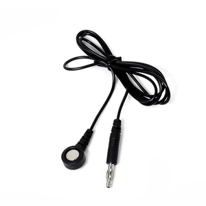 Conector magnético hembra de 9,0 mm a cable tipo banana de 4,0 mm: grado médico (certificado ISO 13485/9001, personalizable)
