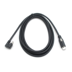 USB-Typ-C-Schraubverschluss-Stecker auf 180° U-förmiges Typ-C-Kabel, 2 m, USB 2.0 PD-Ladekabel, OEM-Hersteller