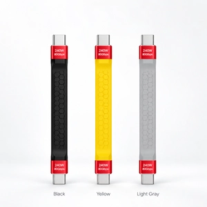 Cable plano USB-C macho a macho FPC de 80 Gbps