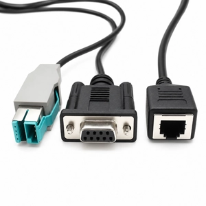 Conjunto de cables PoweredUSB DB9 y RJ12 personalizados