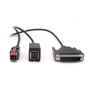 Cable PoweredUSB macho a hembra personalizado con conector DB44