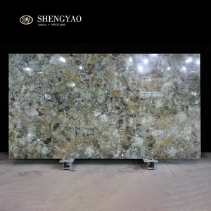 Lastra di labradorite in pietra semipreziosa
