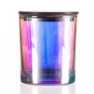 Suministro de tarro de vela iridiscente 8 oz