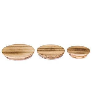 Tapa De Madera De Paulownia Para Velas Aromáticas