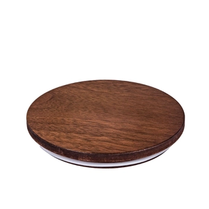 Tapa de madera MDF personalizada para velas Tarro de vidrio