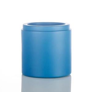 Portavelas votivo de hormigón de 5 oz para hacer velas