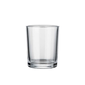 Venda por atacado de frasco de vidro transparente para velas votivas de 2 onças