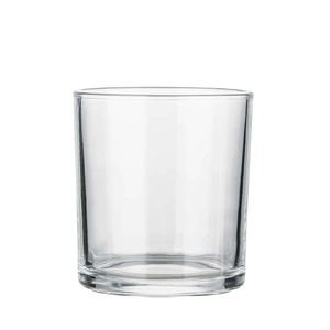 Vidro reto de luxo de 6 onças para velas perfumadas