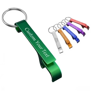 Custom Logo Metal Bottle Opener Keychain