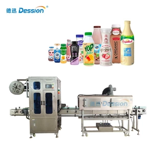 Automatic Bottle Filling and sleeve Labeling Machine
