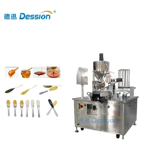 Fully automatic liquid honey spoon filling machine - 2000 packs/hour high-speed filling and sealing
