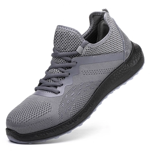 6503K Scarpe antinfortunistiche sportive leggere da uomo con suola in PU antiscivolo antiolio con punta in acciaio
