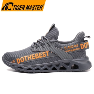 TM262 Suela de EVA suave, zapatillas de deporte con punta de acero antiperforación, zapatos de seguridad ligeros
