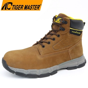 TM183 Tiger master fiberglass toe puncture proof safety security boots