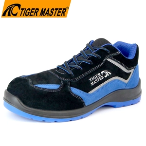 TM2008 Zapatos de seguridad en el trabajo a prueba de perforaciones con punta de fibra de vidrio antideslizante antiestáticos